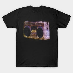 Boombox  /// Retro Style 80s Glitch Design T-Shirt